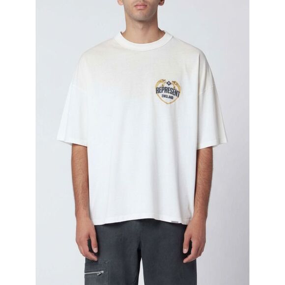 Represent T-Shirt Men Ecru